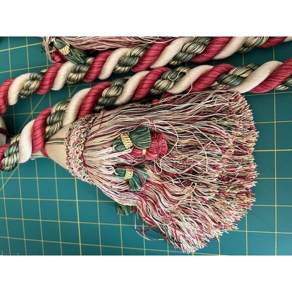 Curtain Tie-Back Tassels Set of Two ROBERT ALLEN Designer Sashiel Aurora France - Picture 5 of 5